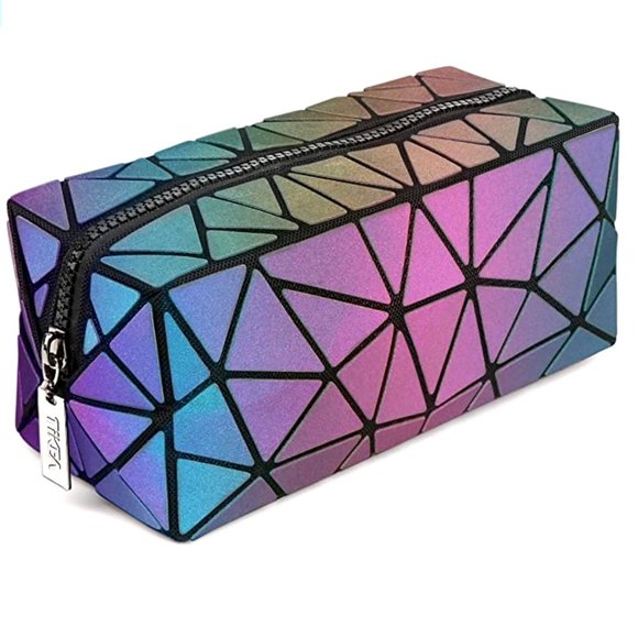 TIKEA Geometric Luminous Makeup Bag - Picture 1 of 7